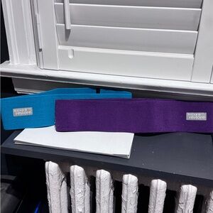 💪✨ Gaiam Restore Exercise Bands – Set of 2 (Teal & Purple) ✨💪